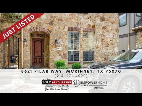 8621 Pilar Way, McKinney, TX home video tour