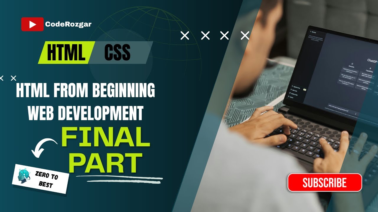 FINAL HTML VIDEO | @CodeRozgar | HTML | WEB DEVLOPMENT | FRONT END ...
