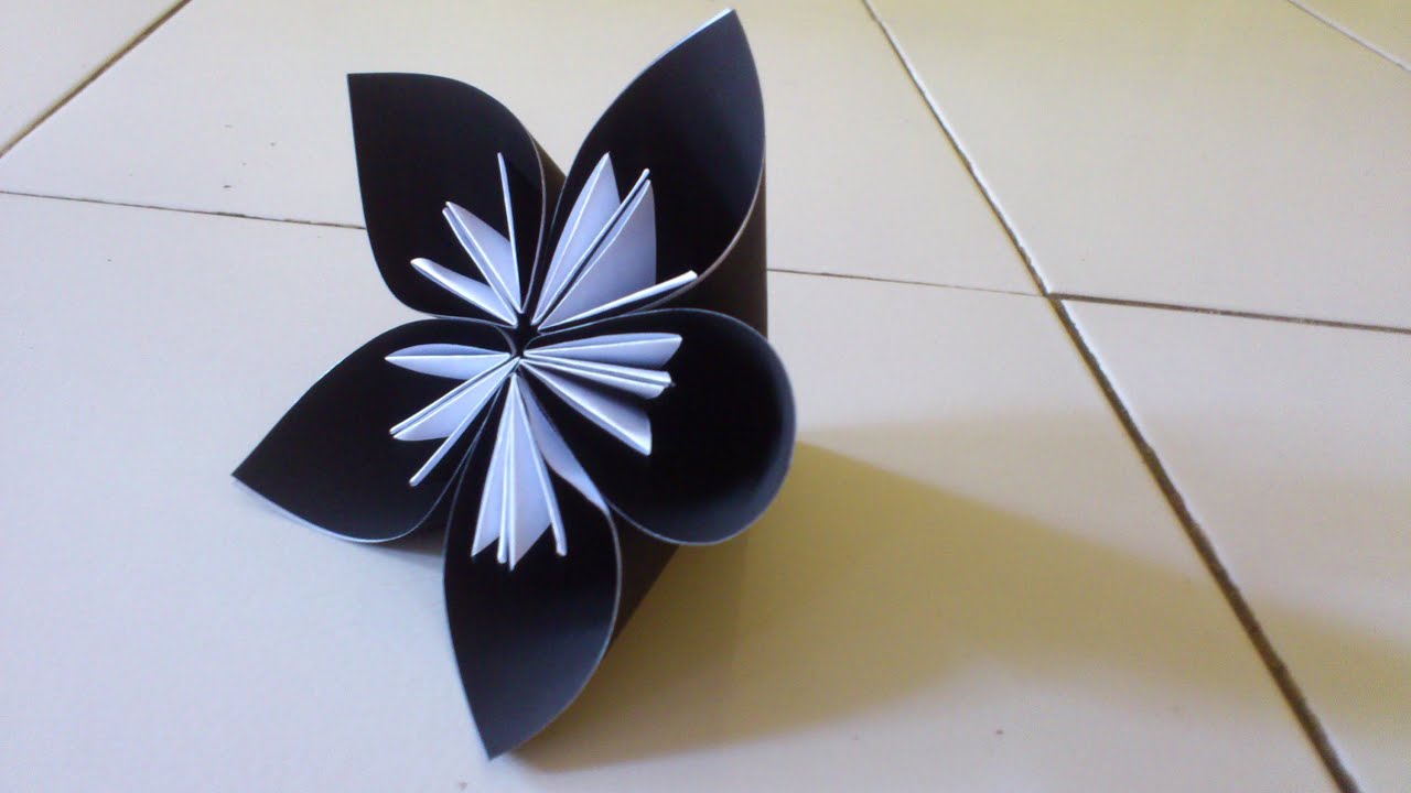  Cara Membuat Origami Bunga  Kusudama Origami  Bunga  dan 