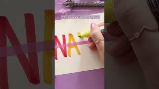 POV: This Card Is for You #calligraphy #name