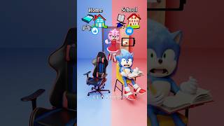 What Should Sonic Choose home Or School Sonic Funny Moment sonic funny shorts