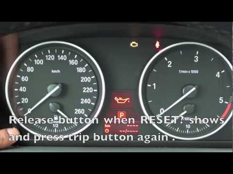 How Do You Reset The Service Engine Soon Light On A Bmw 328i