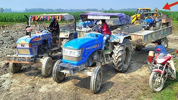 Jcb Machine Backhoe Loader Tractor Load Unload Eicher 551 Sonalika Sikandar Swaraj 744 Tractor