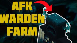 Afk warden farm minecraft 1.19