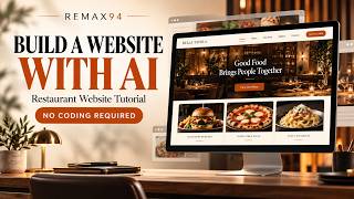 Build a Restaurant Website with Lovable AI | No Coding Tutorial