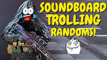 SOUNDBOARD TROLLING while SNIPING in MW3 SND! (HILARIOUS)