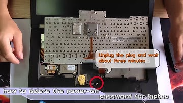 How to remove power on password for Thinkpad if forget