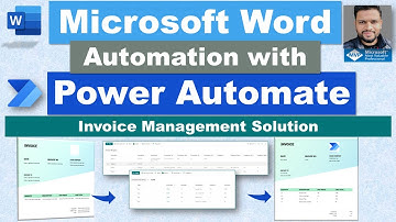 Power Automate Microsoft Word Connector (Automated Invoice generation solution)