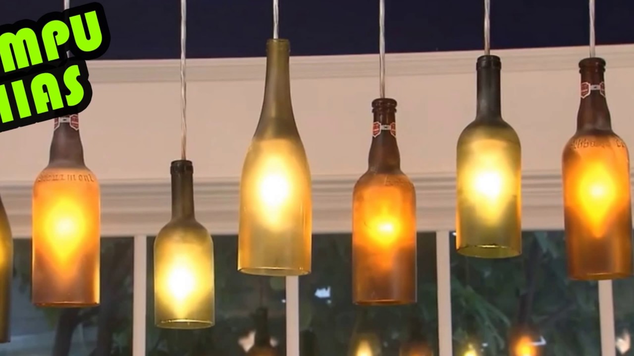 Cara Membuat Kap Lampu  Hias Dari Botol Bekas  Membuat Itu