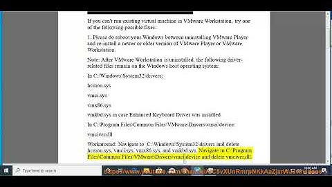 Fix incorrect Version of Driver vmci.sys when opening virtual machine in VMware Workstation