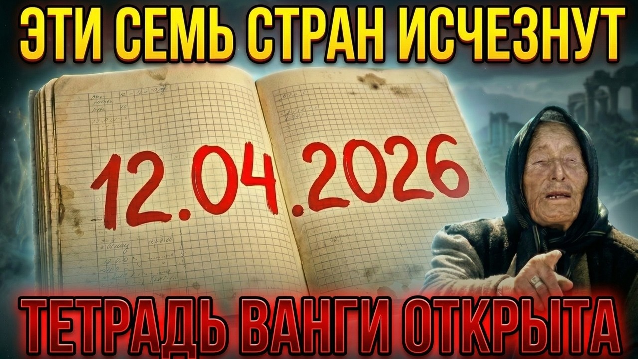 Открыта тетрадь Ванги : «Семь стран исчезнут в 2026. Берегитесь той Пасхи»