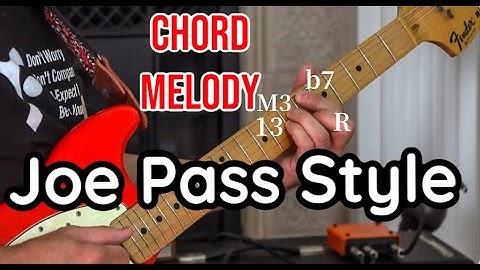 Guitar Wisdom Joe Pass Style Jazz Chord Solo