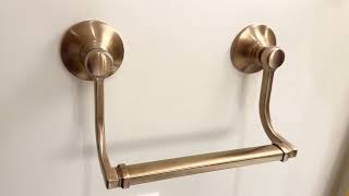KOHLER Bancroft 9-inch Towel Bar, Vibrant Brushed Bronze