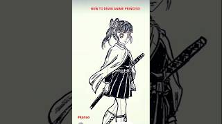 HOW TO DRAW KANAOTSUYURI step by step #shorts