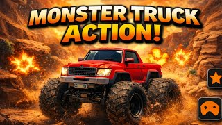 Mega Ramp Monster Truck Crash 😈 | Crazy Jump Gameplay
