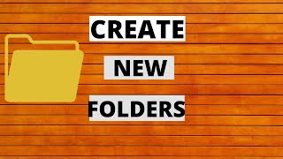 How to Make a New Folder/SHORTCUT KEY/USING Command Prompt/For Computer Beginners