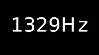 Speaker Sound Test 1329Hz