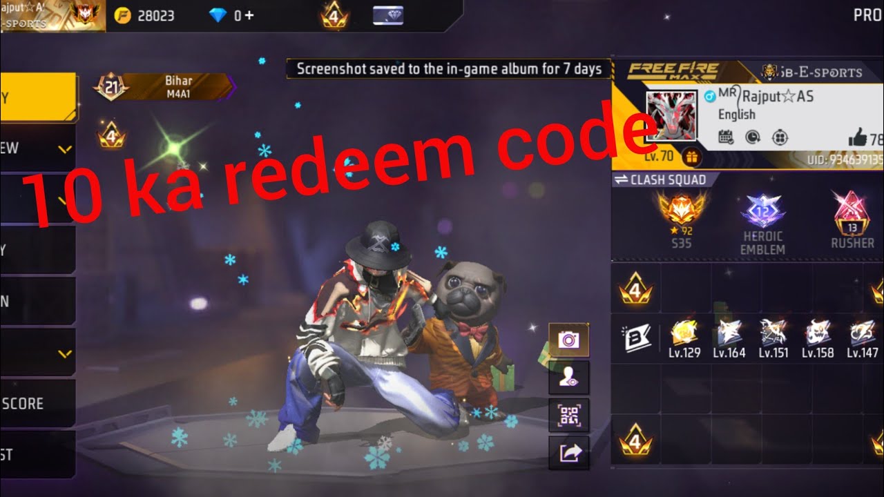 ASHISH LIVE 109 is live rs 10 ka redem code - YouTube