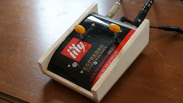 SoaringTortoise Cafe Illy Expresso Machine + Plus Fuzz Effect made from Recycled Materials