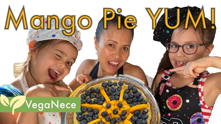 Vegan Mango Pie Dessert | No baking | Easy
