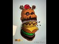 Burgers + Freddy? (it's my old art from like 2023)#fredbear #burger #drawing #digitalart #whopper