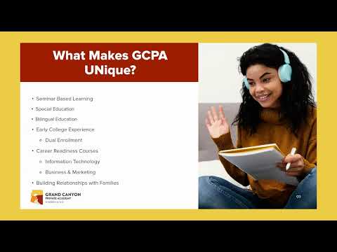 Grand Canyon Private Academy Open House - Why GCPA is the right fit for your student