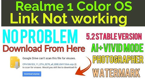 Realme 1 Color OS Stable Version Download Link | Realme 1 Update | ATUL TECH BAZAAR