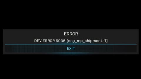 DEV ERROR FIX for Modern Warfare Multiplayer 2021-XBOX ONE