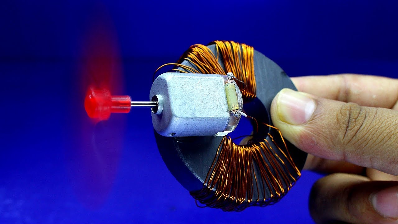 How To Do Free Energy Experiment With 6v DC Motor For Lifetime
