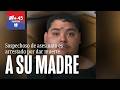 Sospechoso de 23 años asesina a su madre y es arrestado tras enfrentarse a la policía
