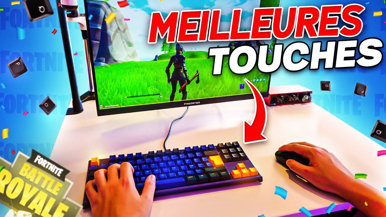 COMMENT BIEN DÉBUTER CLAVIER SOURIS SUR FORTNITE ! (touches ..) 