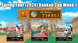 Mario Kart Tour - Spring Tour (2024) Ranked Cup Week 1 238,651 pts