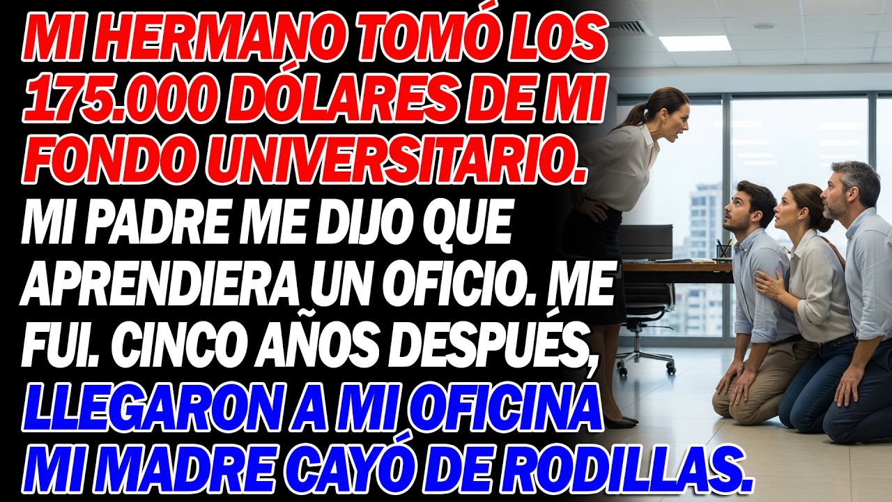 💸 175.000$ para mi hermano; a mí, “estudia oficio”5 años después… 😏🔥