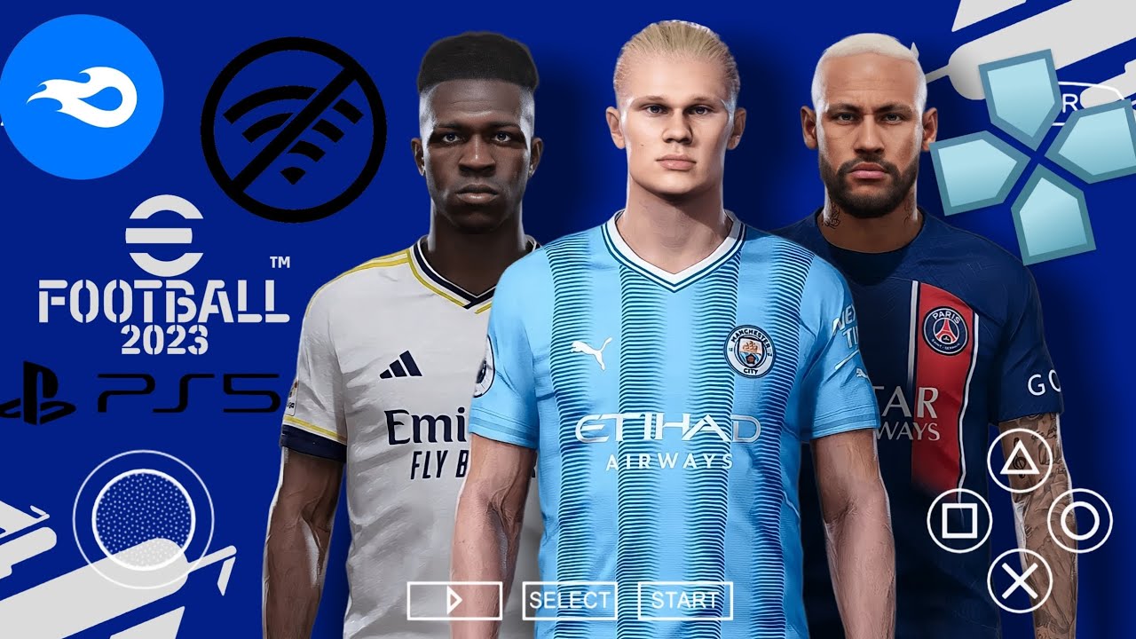 eFootball PES 2023 Ppsspp Update Kits 2023 & Transfers English Commentary  Graphics HD Camera Ps5 - ThesecondGameerPro