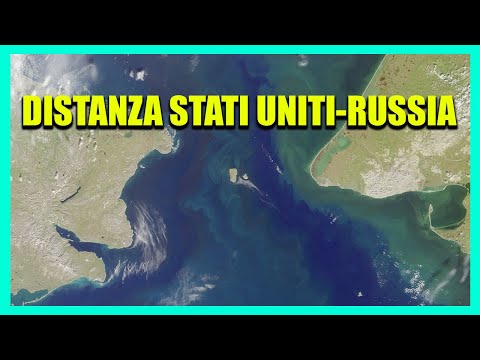 STATI UNITI e RUSSIA distano 4 km (Isole Diomede , Stretto di Bering)