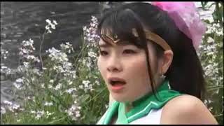 Superheroine Sailor Moon Green fight Blue Monster part 2