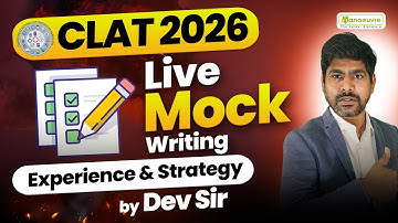 Actual CLAT Mock Exam At Manoeuvre !!