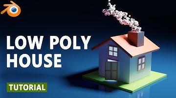 How to make a Low Poly House in Blender #oe292