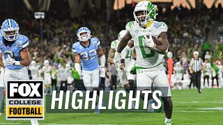 No. 15 Oregon Ducks vs. North Carolina Tar Heels Highlights | Holiday Bowl