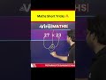 Maths Short Tricks 🔥 #shorts #viralmaths