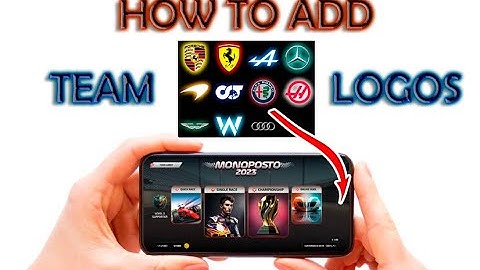 How to properly add TEAM LOGOS in Monoposto 2023!!