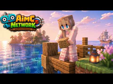 Minecraft Public Server Called AIMC Network Day 9 | ishu568