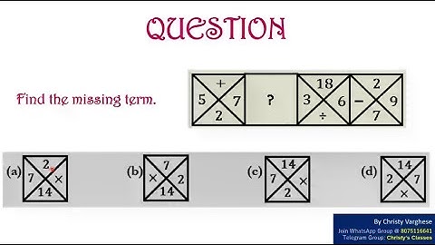 Find the missing pattern | CSIR-NET DEC 2016 | General Aptitude | July Mary Mathew