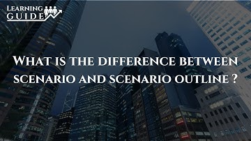 What is the difference between Scenario and Scenario Outline in BDD Approach
