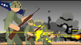 WW2 Battle of IWO JIMA | Stick Nodes | Animation | stick animation | pacific war | stickman