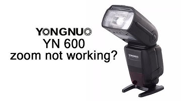 Yongnuo YN 600 EX RT Zoom Problem Solved !!! This solution works on other brands of speedlite too
