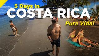 Travel vlog - 5 Days in Costa Rica: Playa Mantas, Playa Blanca, Jacó and Isla Tortuga Adventures #puravida