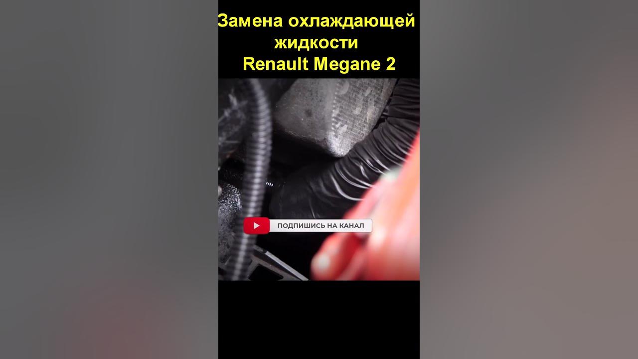 Как заменить охлаждающую жидкость рено Как заменить охлаждающую жидкость рено