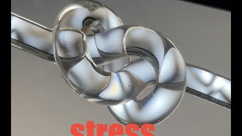 Stress in glass