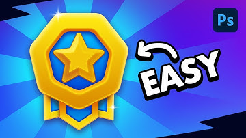 How to Design a Game UI Badge in Photoshop (Easy Tutorial)
